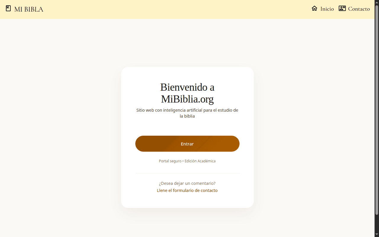 Screenshot of MiBiblia.org